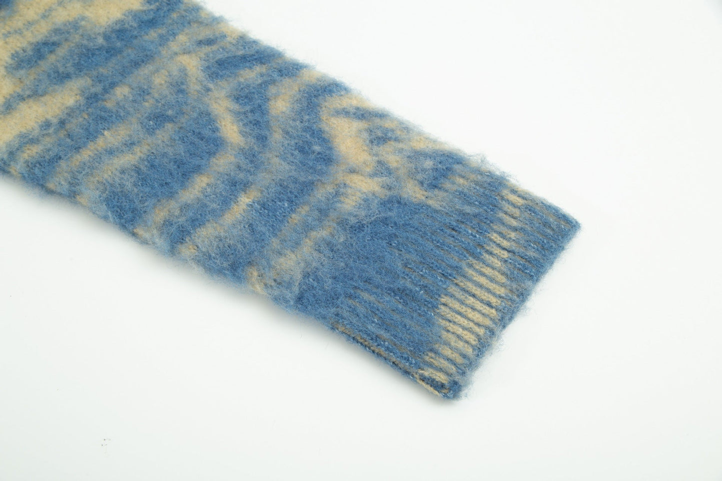 Angora wool knitted sweater