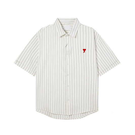 AMI PARIS Striped Couple Shirts