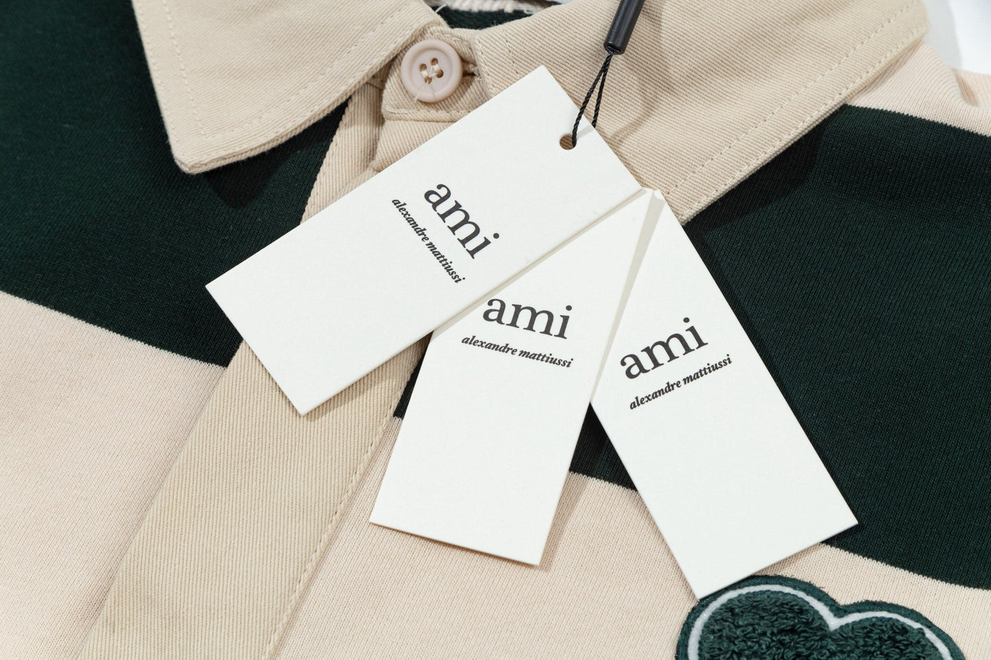 AMI PARIS Polo Collar Sweatshirt