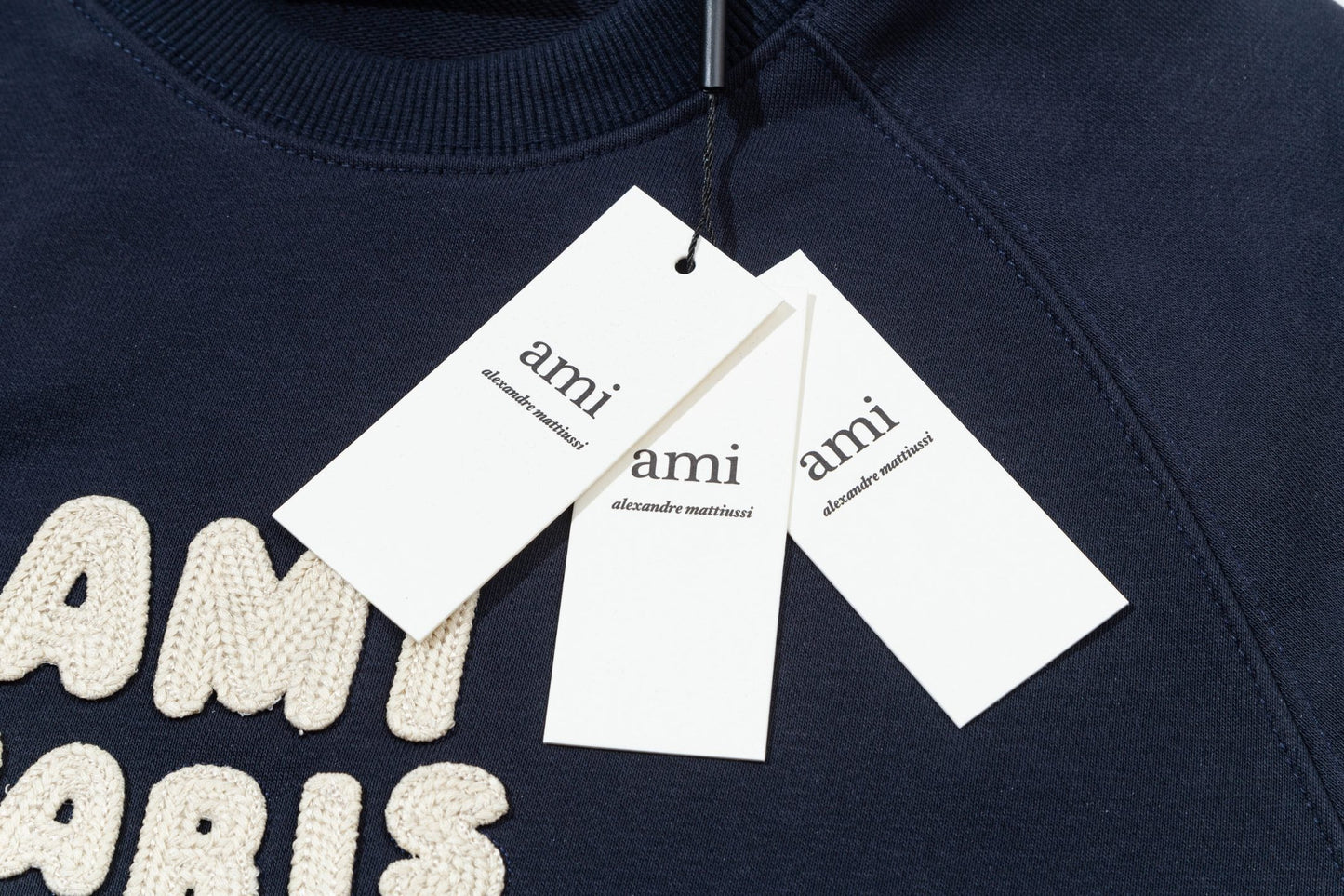 AMI PARIS cotton hoodie