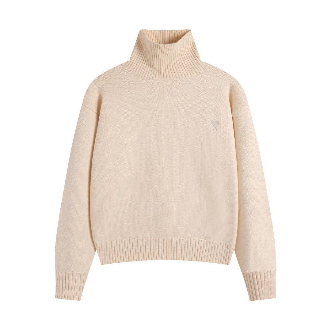 AMI PARIS Cotton and wool sweater