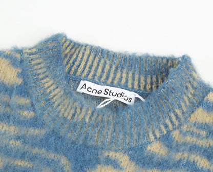Angora wool knitted sweater