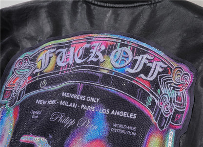 PP 2025ss Man Cowhide Jacket