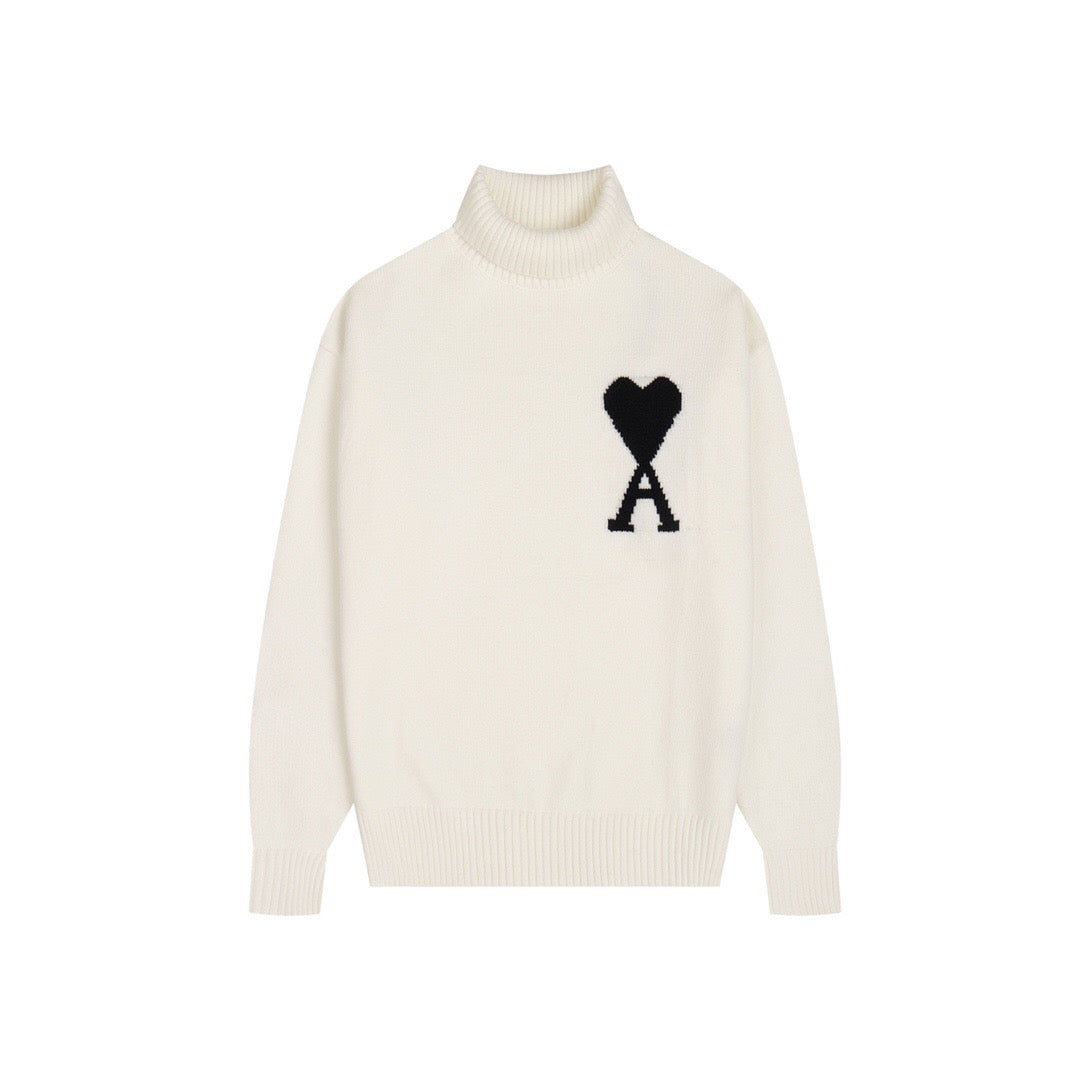 Ami Turn Neck Sweater