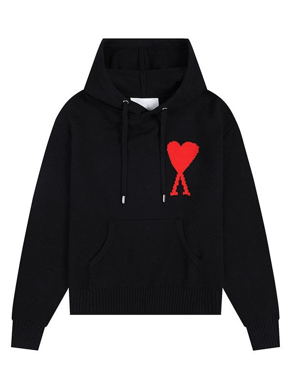 AMI PARIS  Knitted hoodie