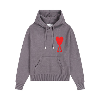 AMI PARIS  Knitted hoodie