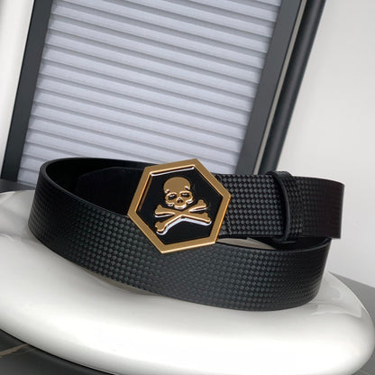 PP Leather Skull Belt#6