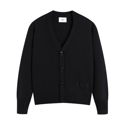 AMI PARIS Cotton and wool sweater