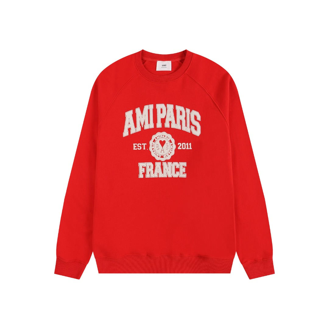 AMI PARIS cotton hoodie