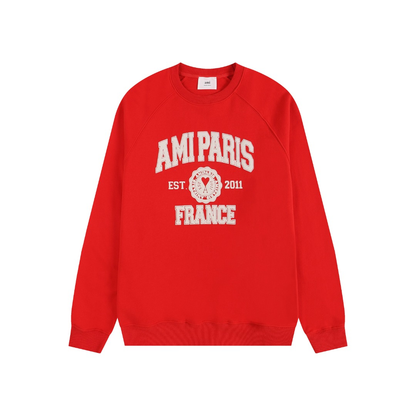 AMI PARIS cotton hoodie