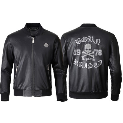 PP LOGO Cowhide Jacket