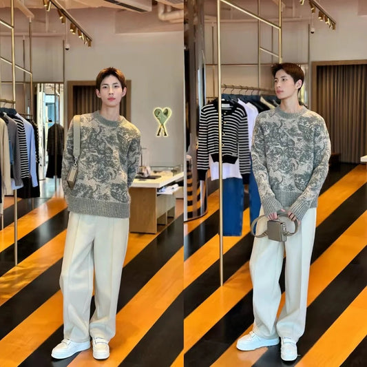 AMI PARIS Jacquard knitwear