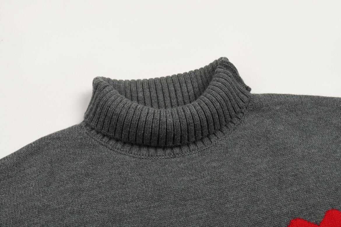 Ami Turn Neck Sweater