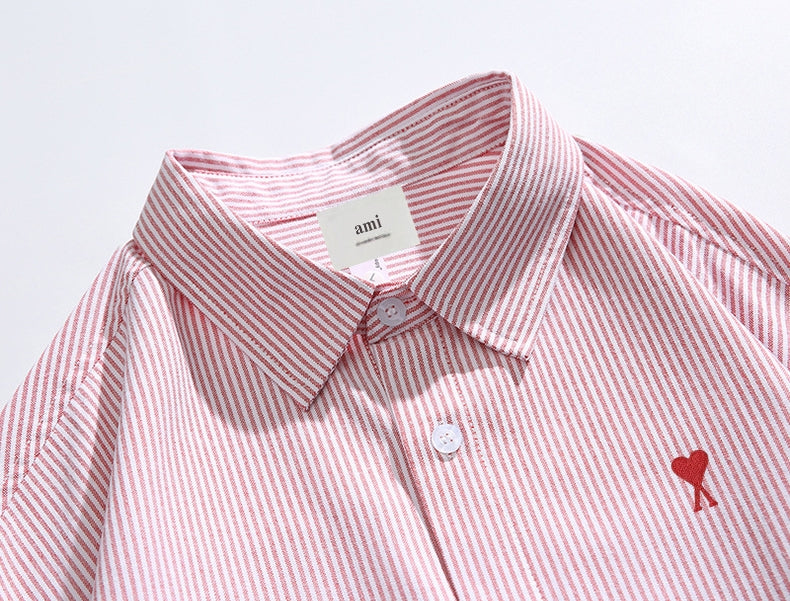 AMI PARIS Couple's striped shirts