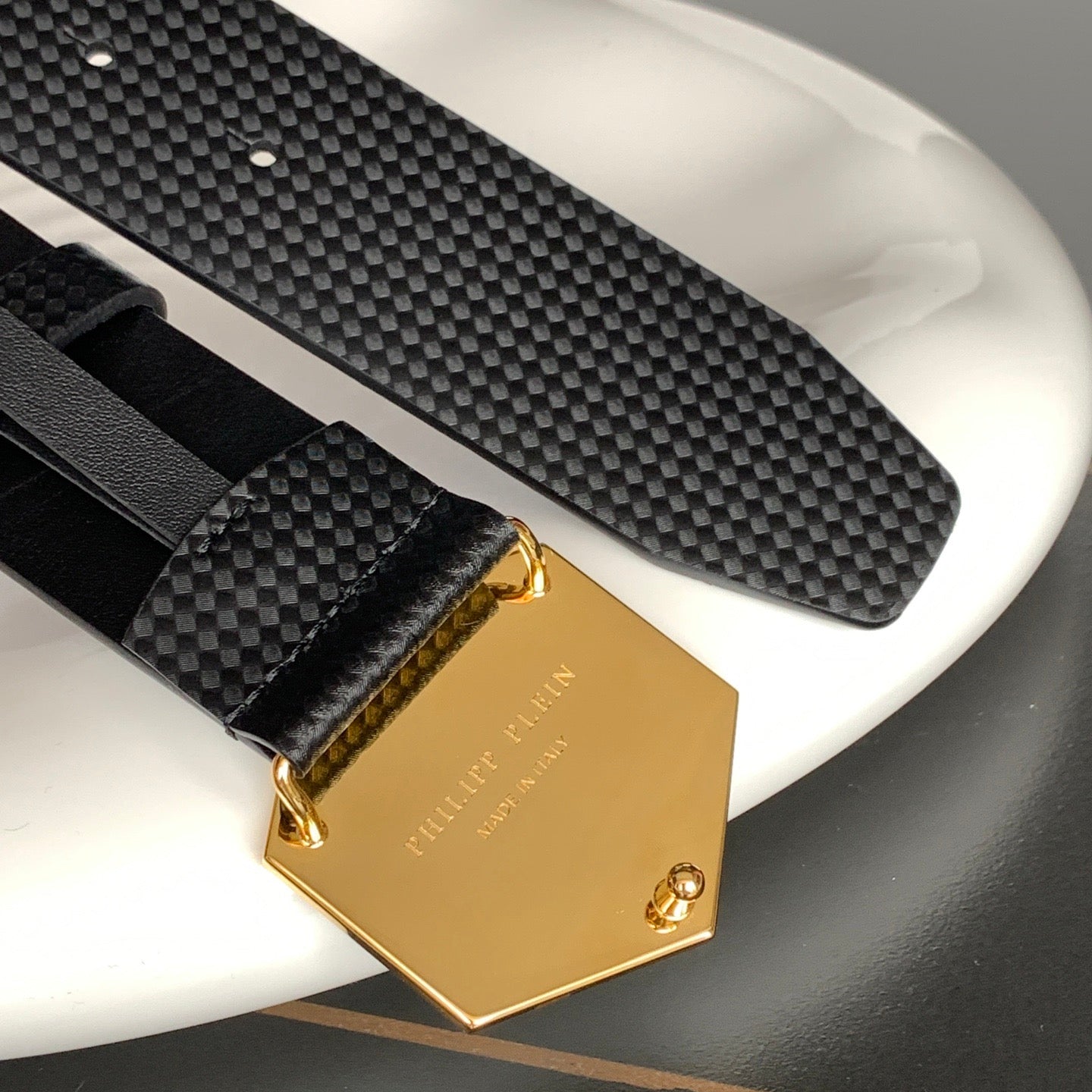 PP Leather Skull Belt#6