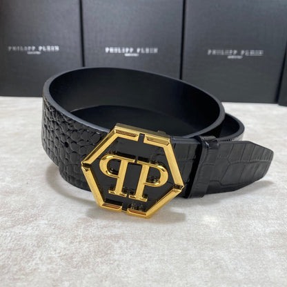 PP Leather Logo Belt#15