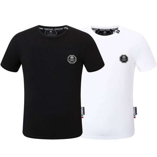 PP Hot stamping Skull T-shirt