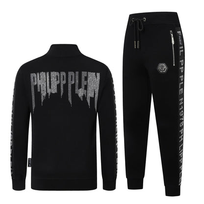 PP Logo Hoodie Jacket Suit