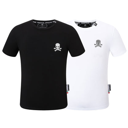PP Hot stamping Skull T-shirt