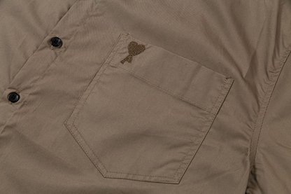 AMI PARIS Simple Couple Shirts