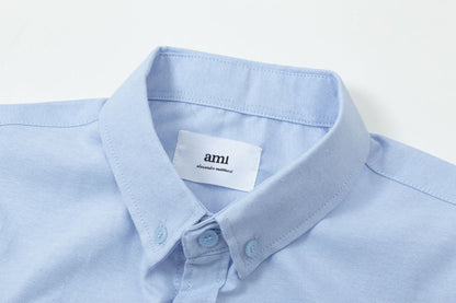 AMI PARIS Simple Couple Shirts
