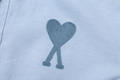 AMI PARIS Simple Couple Shirts