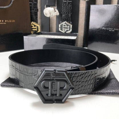 PP Leather Logo Belt#15