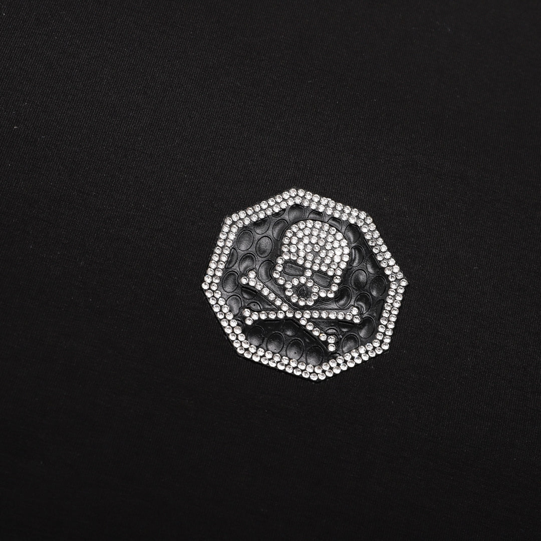 PP Hot stamping Skull T-shirt