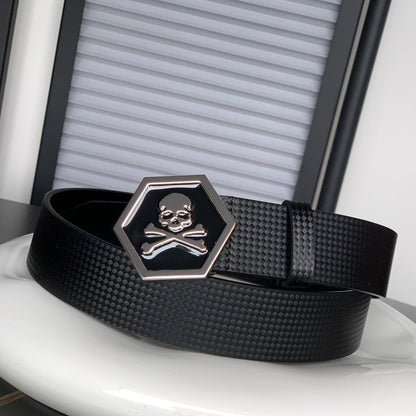 PP Leather Skull Belt#6