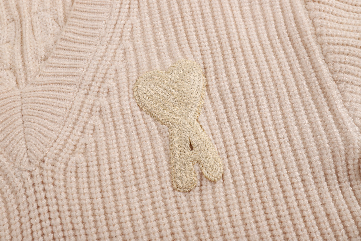 AMI PARIS Cotton and wool sweater