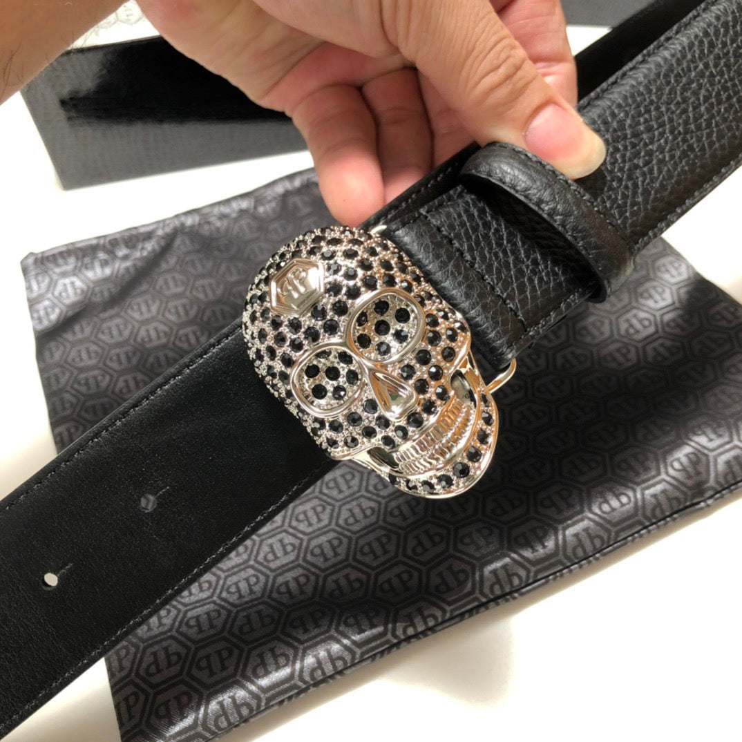PP Leather Skull Belt#8