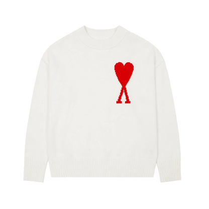 Ami Oversized heart-shaped sweater
