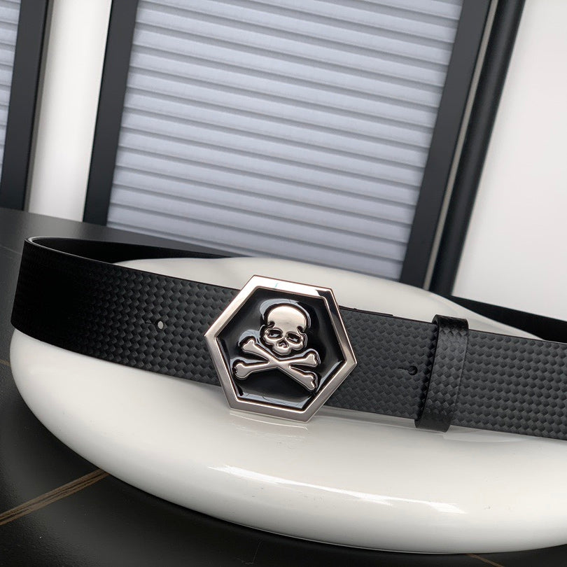 PP Leather Skull Belt#6