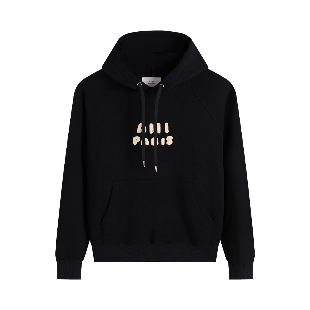 AMI PARIS cotton hoodie