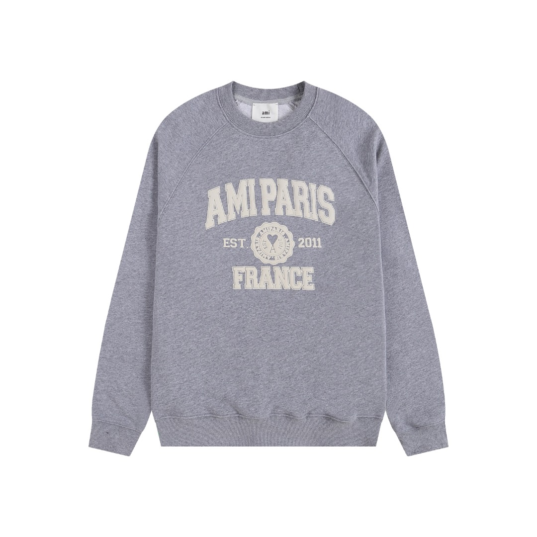 AMI PARIS cotton hoodie