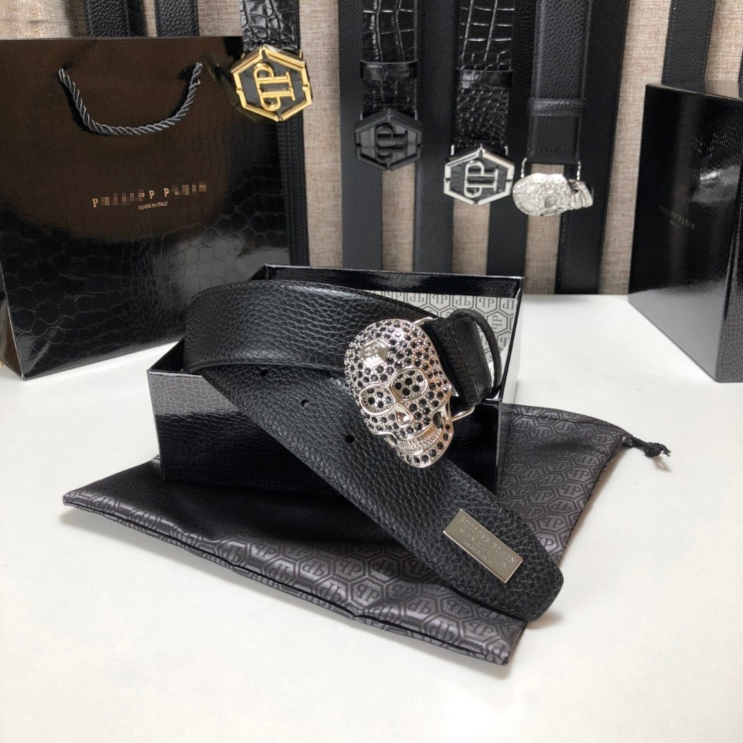 PP Leather Skull Belt#8