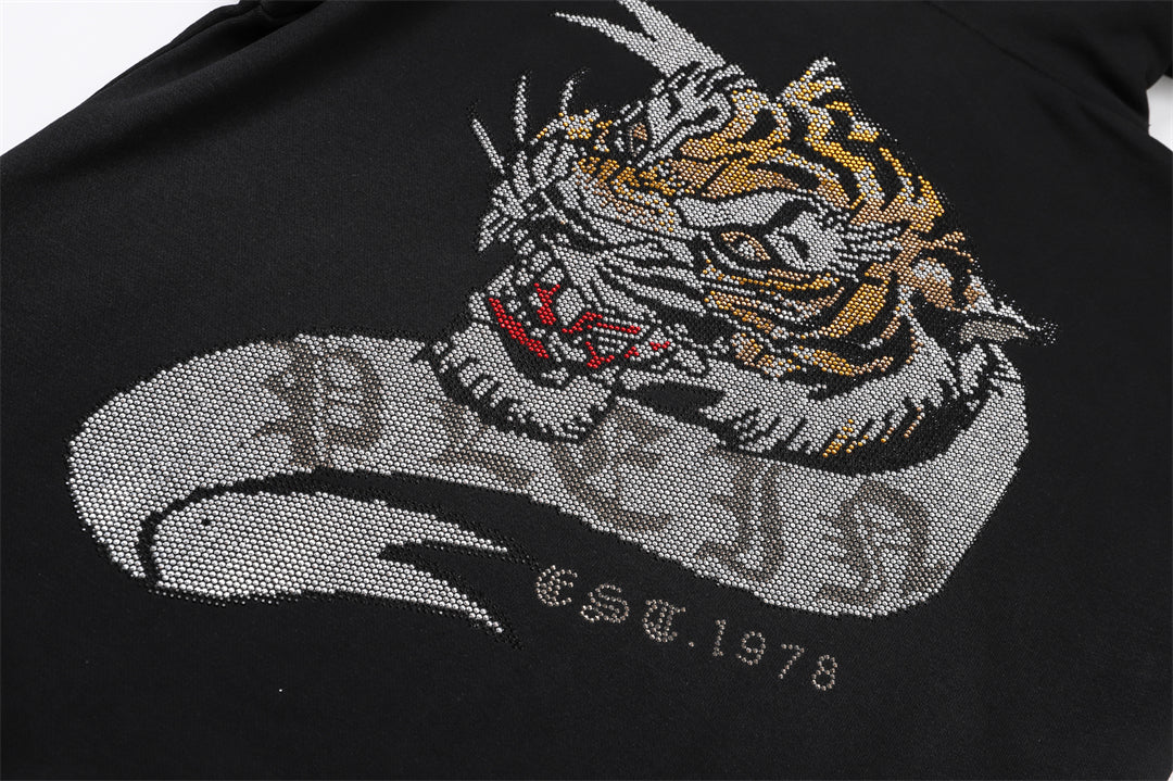 PP Hoodie Back Tiger