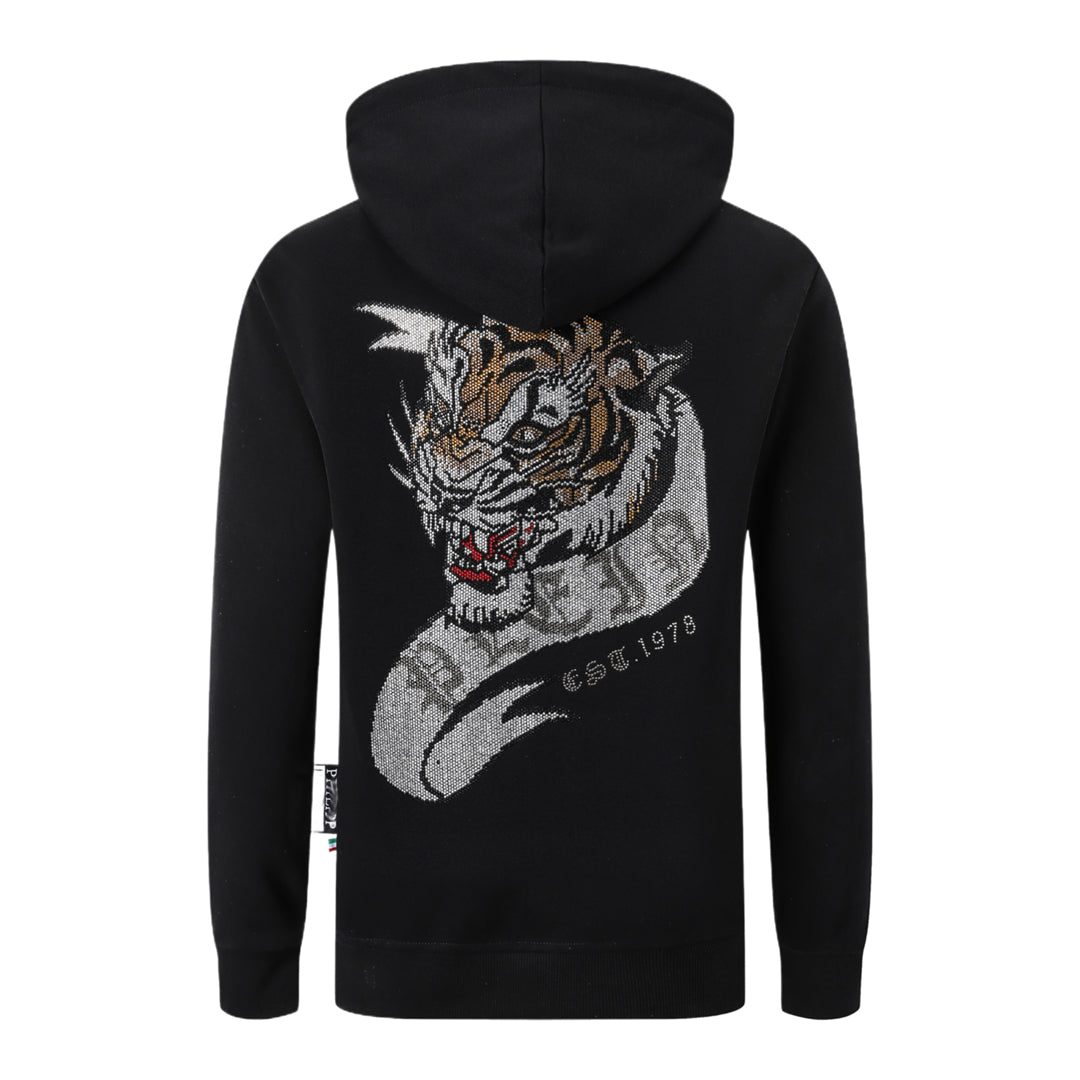PP Hoodie Back Tiger