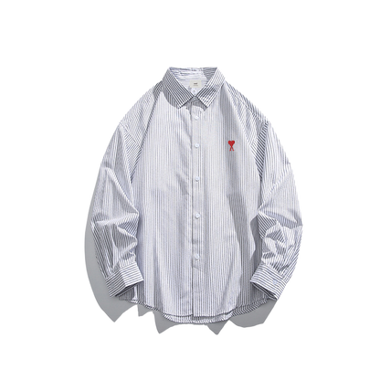 AMI PARIS Couple's striped shirts