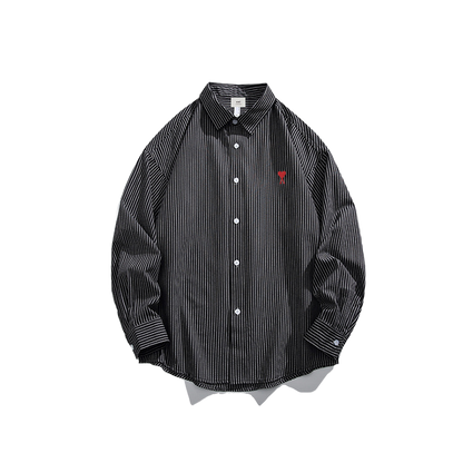 AMI PARIS Couple's striped shirts