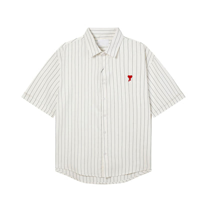AMI PARIS Striped Couple Shirts