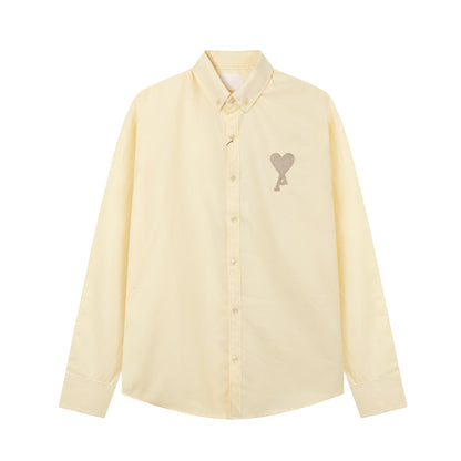 AMI PARIS Simple Couple Shirts