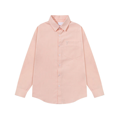AMI PARIS Simple Couple Shirts