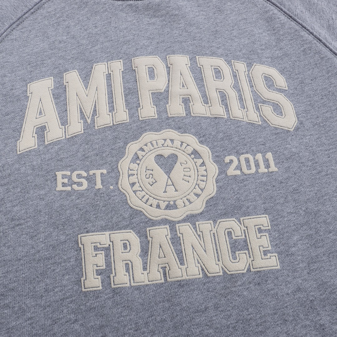AMI PARIS cotton hoodie