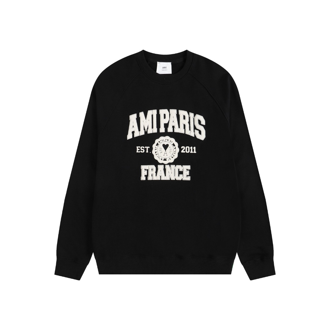 AMI PARIS cotton hoodie