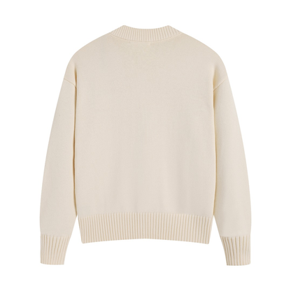 AMI PARIS Cotton and wool sweater