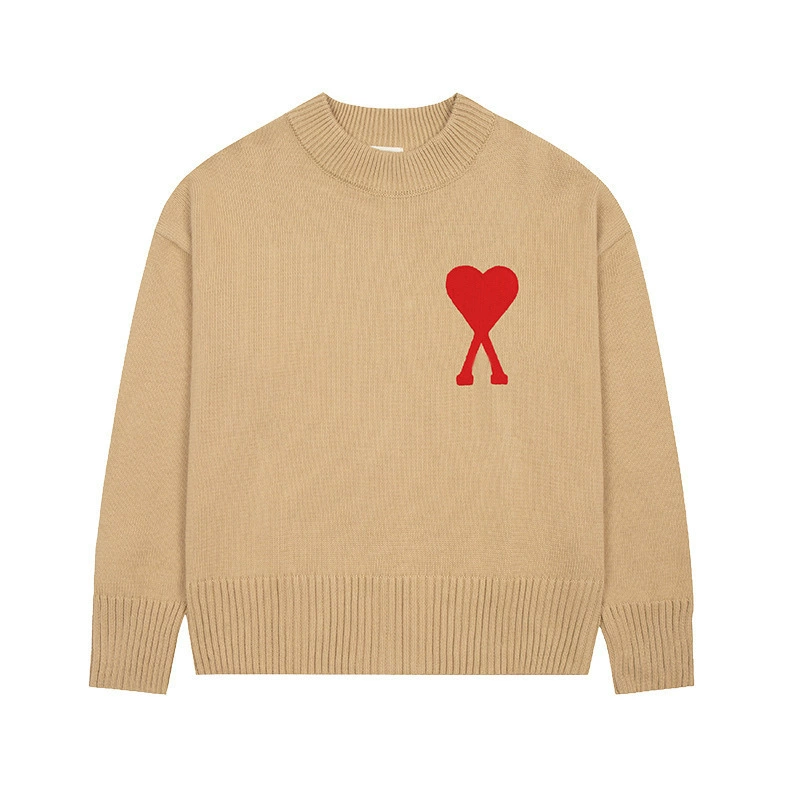 Ami Big Heart Casual Sweater