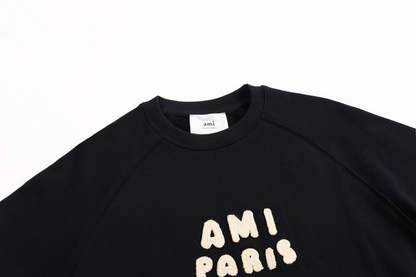 AMI PARIS cotton hoodie