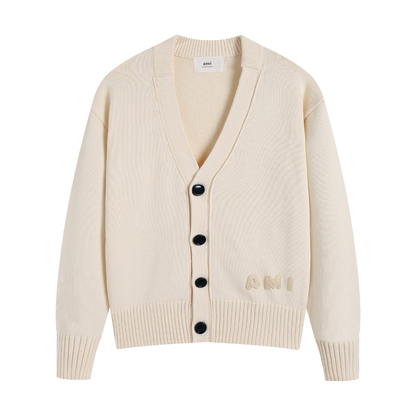 AMI PARIS Cotton and wool sweater