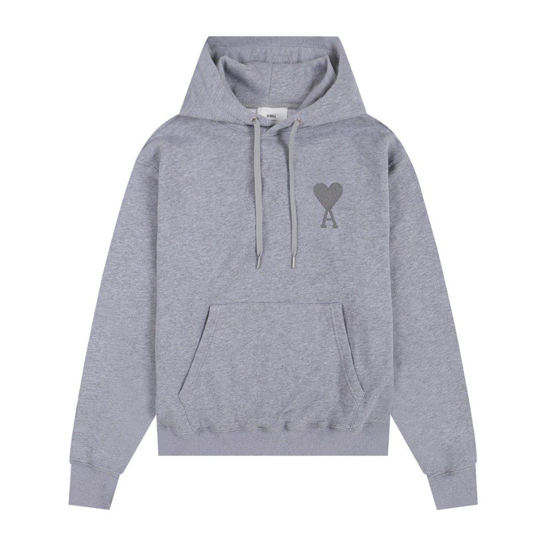 AMI PARIS cotton hoodie